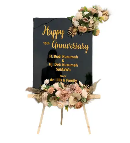 Papan Bunga Akrilik Krebet Senggrong